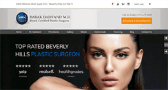 Desktop Screenshot of drdadvandplasticsurgery.com